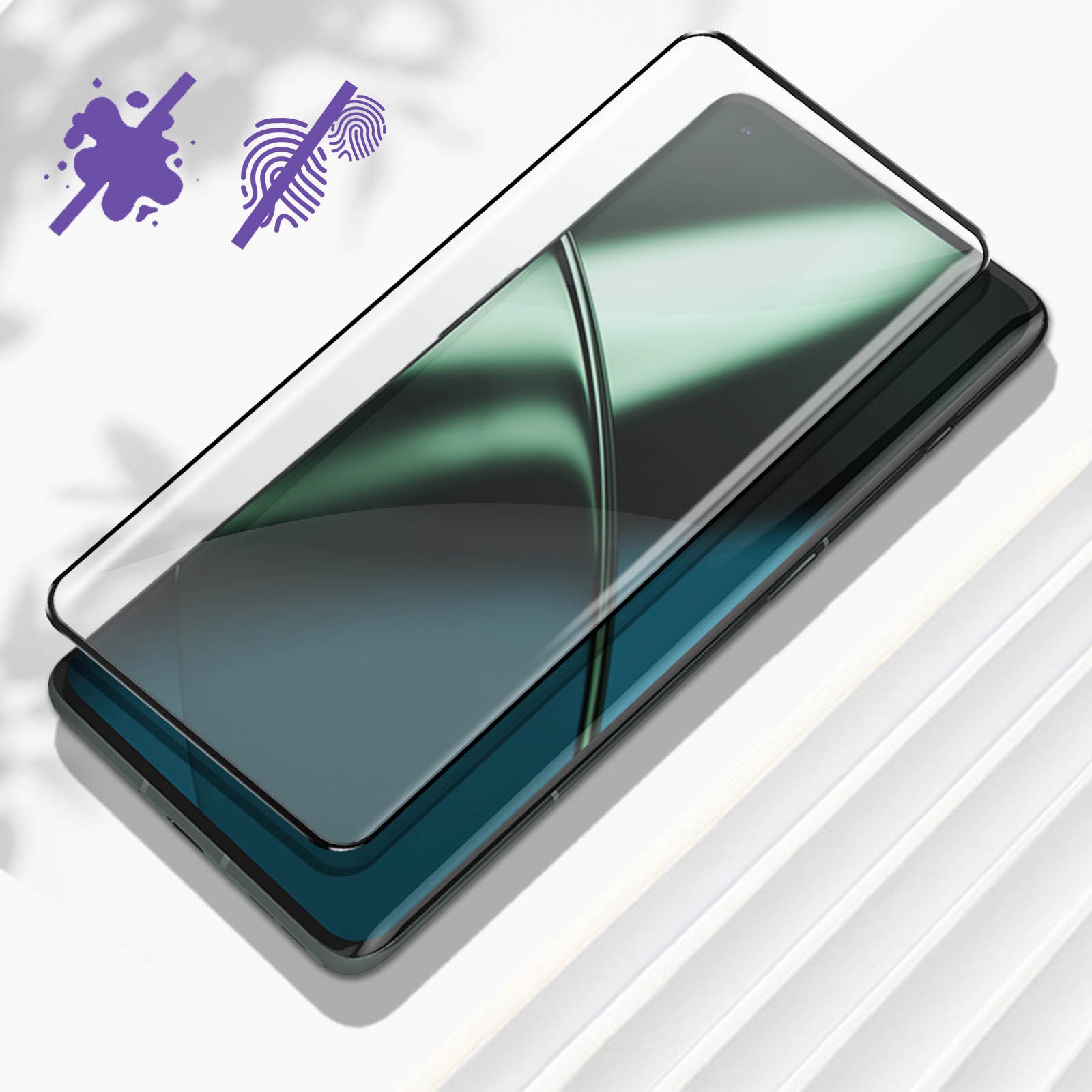 Verre trempé OnePlus 11 pour éviter les rayures de clés