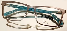 Originale FOSSIL FOS 6035 HG3 Eyeglasses MATTE SILVER GREY New Metal 53-16-140
