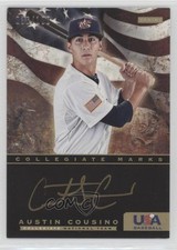 2012 Panini USA Baseball National Team Collegiate 36/100 Austin Cousino Auto 0h1