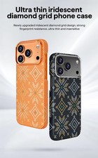 NEW Carbon Fiber Pattern Case For iPhone 17 Pro Max 16 15 Mag Safe Hard Cover
