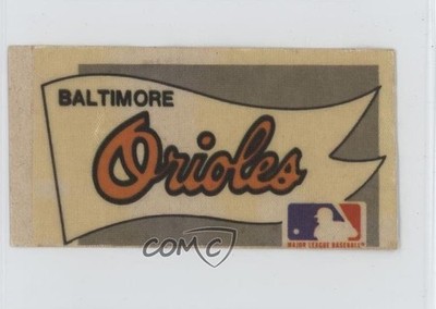 1975 Fleer Cloth Patches Team Pennants Baltimore Orioles qp4