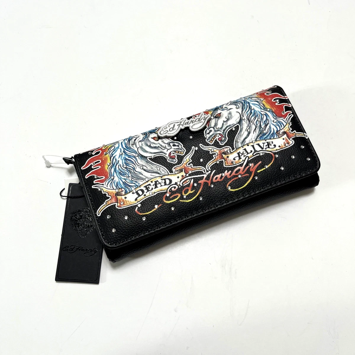 Ed Hardy Zip-Around Wallets for Women for sale | eBay