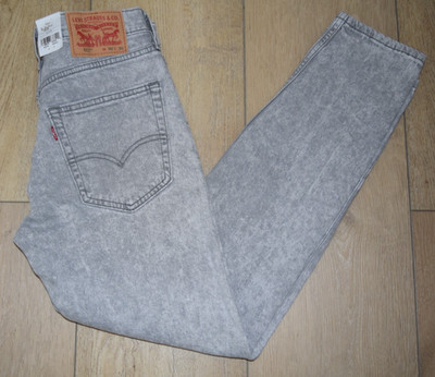 NWT 512 Slim Taper Fit Men s Levi s Jeans BlackG ray Authentic 30x30