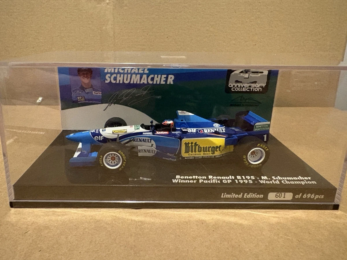 1:18 Minichamps Benetton B195 Schumacher Winner Pacific F1 Gp WC 1995