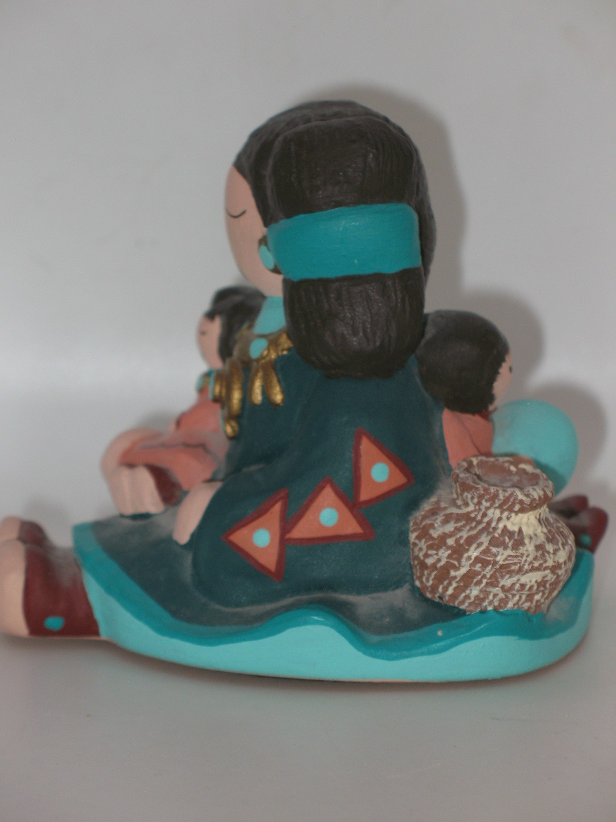 Sweet Whitefeather Studios Woman w/ Child - Hand Painted Native American Flavor