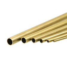 6er Pack Messingrohr 2,5/3,5/4,5/5,5/6,5/7,5mm &auml;.D. x 0,5mm Dicke 300mm lang