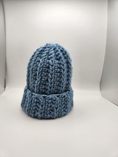 Blue Newborn Baby Beanie Hat