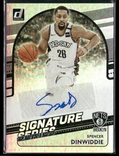 2020-21 Donruss #SG-SDW Spencer Dinwiddie Signature Series