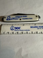 VINTAGE NOVELTY KNIFE CO MADE IN USA 1976 JACK PRESIDENT GERALD FORD