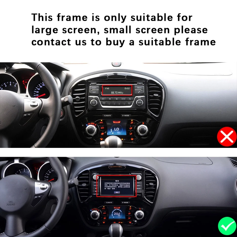 Apple Carplay For Nissan Juke 2011-2016 Car Stereo Radio Android 15 GPS WIFI DSP - Image 2 of 4