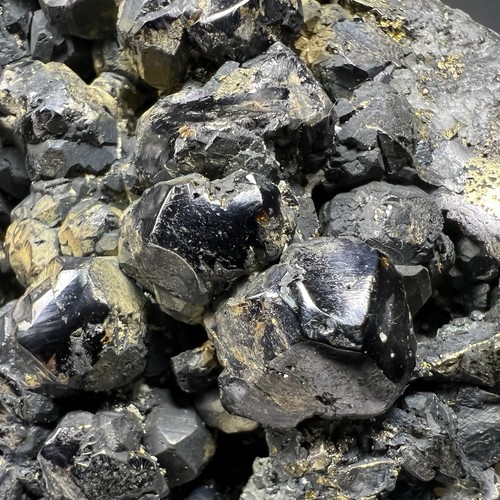 674Gr Like A Animal Raw Cluster Sphalarite,Chalcopyrite Partly Polished Crystal - Picture 24 of 24