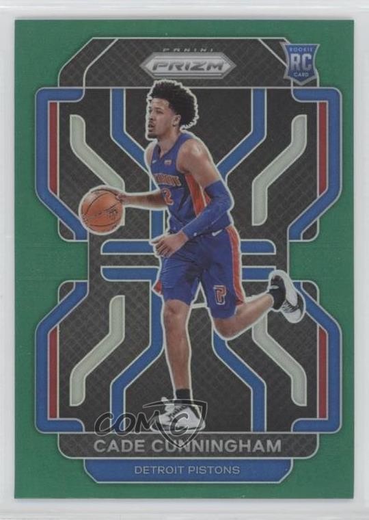 2021-22 Panini Prizm Green Prizm Cade Cunningham #282 0dq7