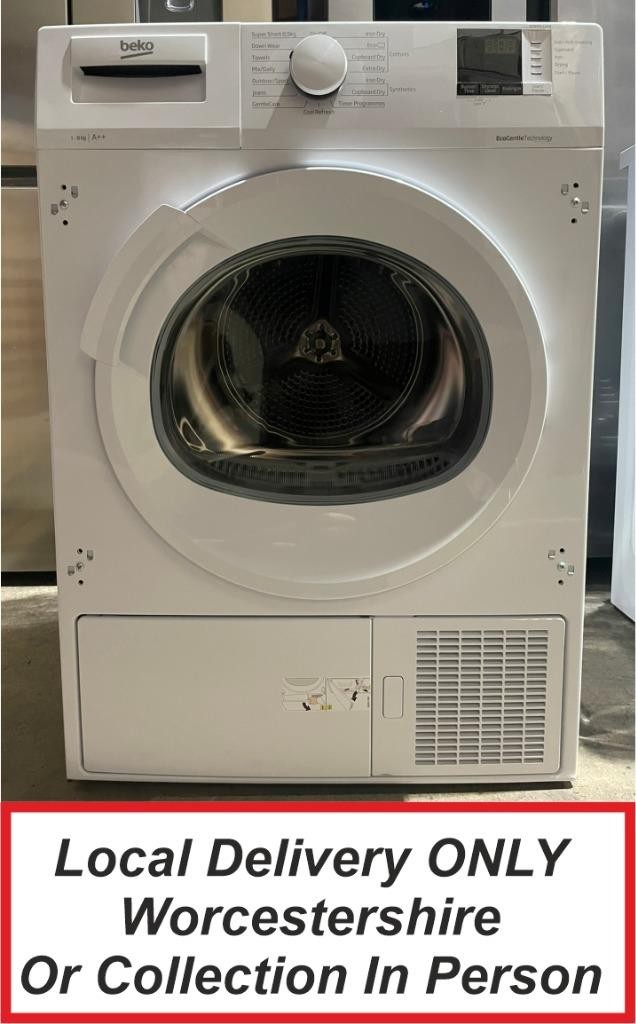 Beko DTIKP81131W Integrated Built-In Heat Pump Tumble Dryer 8 KG A++ PWI