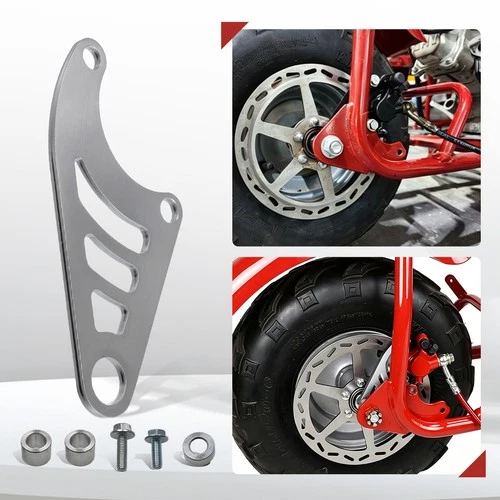 Brake Caliper Bracket Mount Kit For Coleman CT100U 98cc 3.0HP Trail Mini Bike
