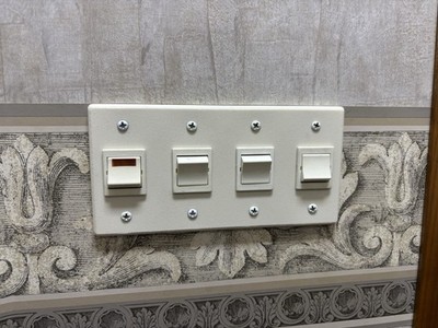 Fleetwood RV Switch Cover Switch Plate 4 Gang No Labels