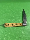 Vintage Made in Germany Coke Bottle Pocket Knife Superior Quality Bone Handles
