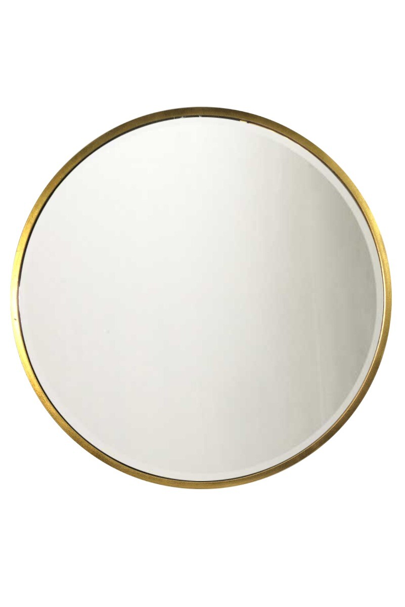 Extra Large Mirror Gold Circular Bevelled Round Wall 100cm x 100cm 5055781841293 eBay