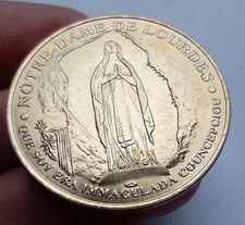 NOTRE DAME DE LOURDES SANCTUARY PARIS MINT TOURISTIC TOKEN / COIN / MEDAL