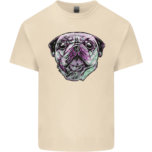 Un Carlino Cara Perro Algodón Hombre Camiseta Top - Imagen 105 de 106