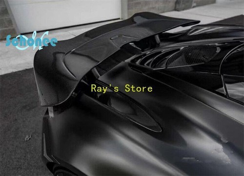 Real Carbon Fiber Rear Trunk Spoiler Wing Lip Fits For McLaren 720S VOR Style - Picture 12 of 12