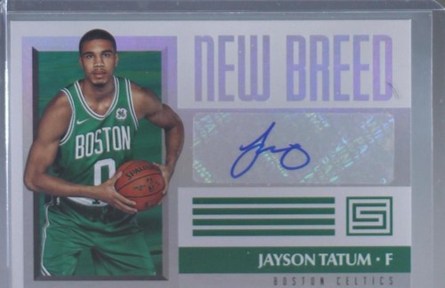 2017-18 Panini Select Jayson Tatum Auto /199 Player Worn RPA