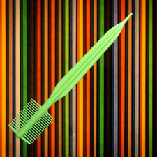 Bonika Lime-Green Coil Comb For Hair Coils, Twists, And Ringlets CBCOILC-