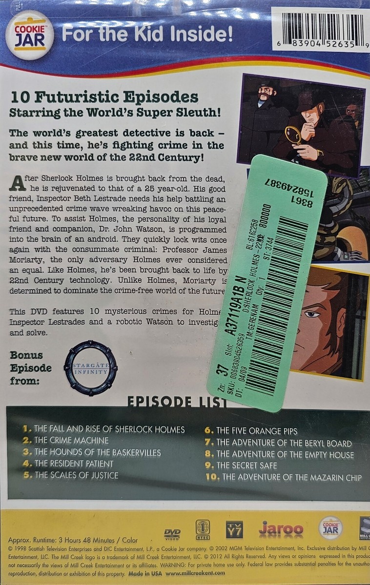 Sherlock Holmes in the 22nd Century: On the Case (DVD) New