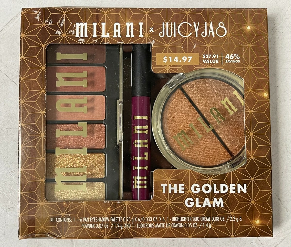 2 Pallets/Kits Milani Makeup Eye Shadow Pallet, Duo Highlighters
