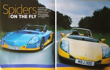 Original CSC magazine article: RENAULT SPORT SPIDER, twin comparison