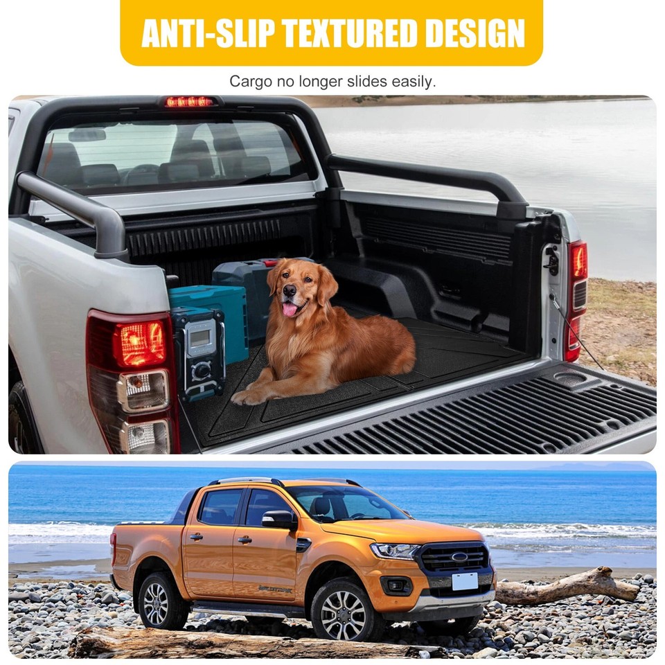Bed Mat For 20192024 Ford Ranger 5ft All Weather Protection Truck Bed