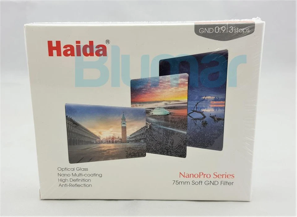 Haida 75x100mm NanoPro ND Grad Soft Edge Filter ND0.9 (3 stop) - Image 2 of 2