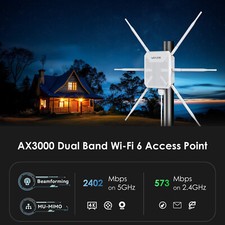 WAVLINK AX3000 High Power WiFi6 Long Range Outdoor Dual Band 2.4G 5G WiFi Mesh