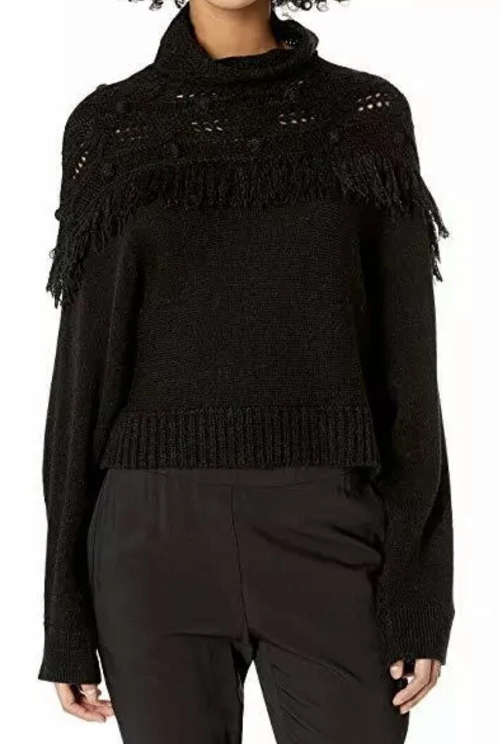 Rachel Zoe Andie Knit Black Sweater Size Small L82302 eBay