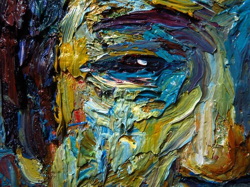 BUY ORIGINAL █OIL█PAINTING█IMPRESSIONISM█ART█REALISM ABSTRACT█OUTSIDER MODERN A - Picture 6 of 14
