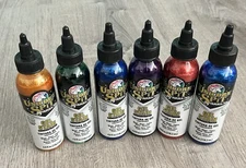 Unicorn SPiT Sparkling - Gel Stain & Glaze - 4oz Sparkle Collection - Lot 2