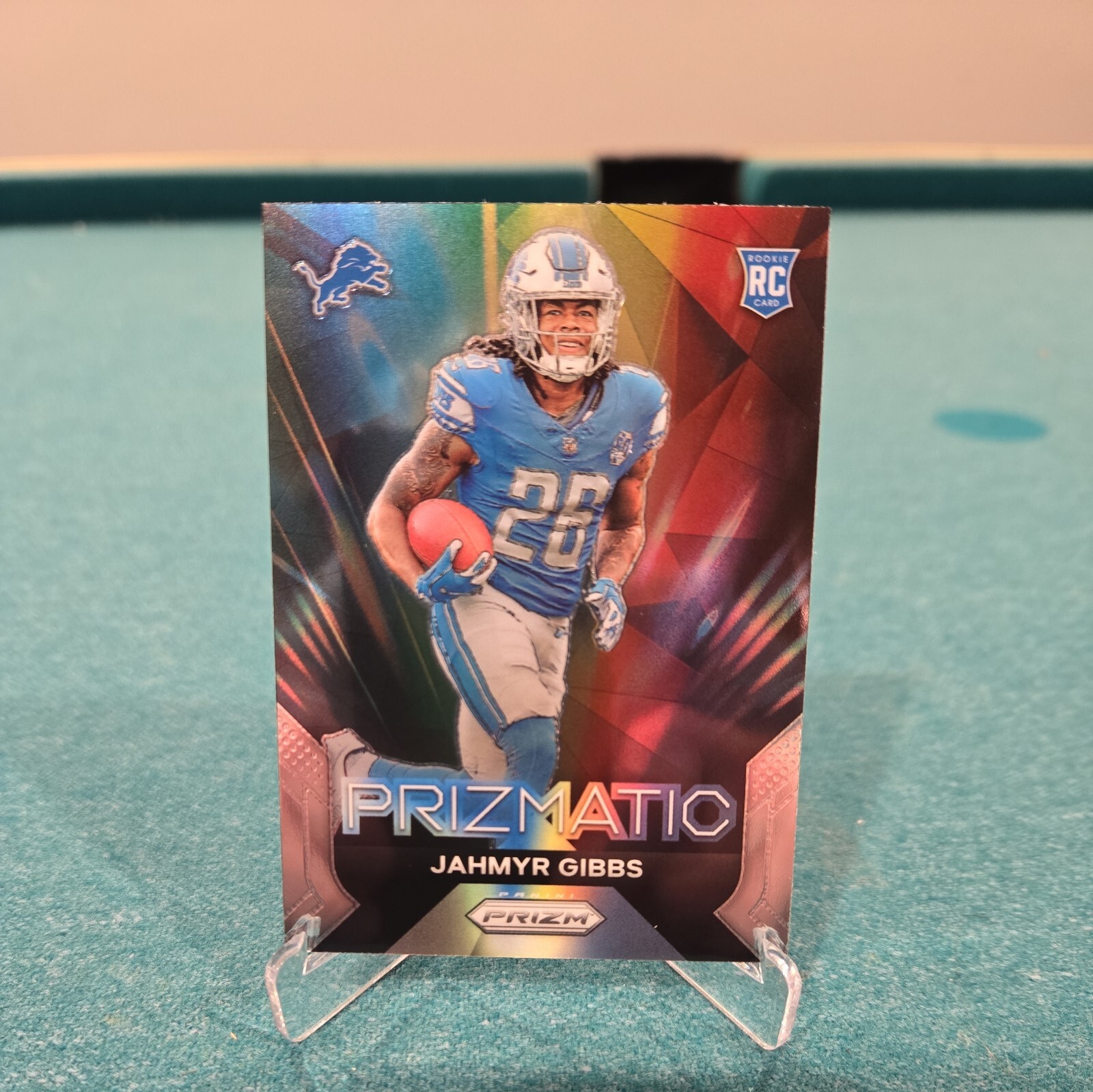 Jahmyr Gibbs 2023 Panini Prizm - Prizmatic Silver Prizm #20 (RC)