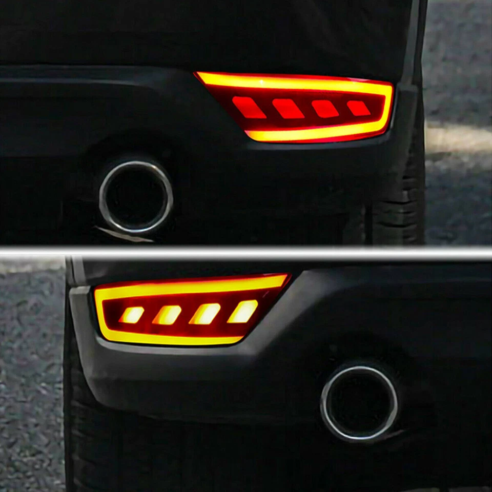 LED Rear Bumper Reflector Fog Brake Turn Indicator Lights For Mazda CX-5 2017-22 - Image 4 of 4