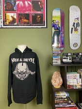 Megadeth Black Skull Lightweight Pull Over Hoodie Size S