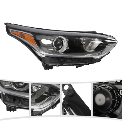 Right RH Halogen DRL Headlight Assembly For Kia Forte 2019 2020 2021 w/Bulbs NEW