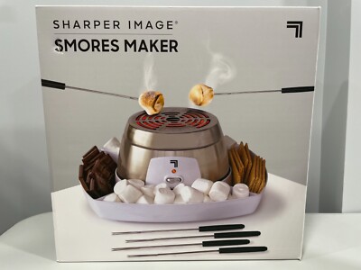 Sharper Image Electric Tabletop S'mores Maker for Indoors, 4 Skewers BRAND NEW