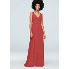 $198 Show Me Your Mumu size Jenn Maxi Bridesmaid Dress NWT maroon merlot chiffon