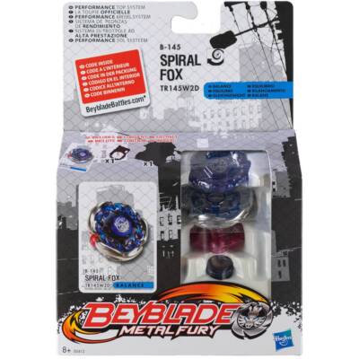 Original Hasbro Beyblade Metal Fury Spiral Fox Balance 2012 Kreisel 50412