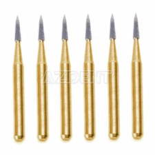 10pcs Dental FG Tungsten Carbide Burs Dills Round Type For High Speed Handpiece