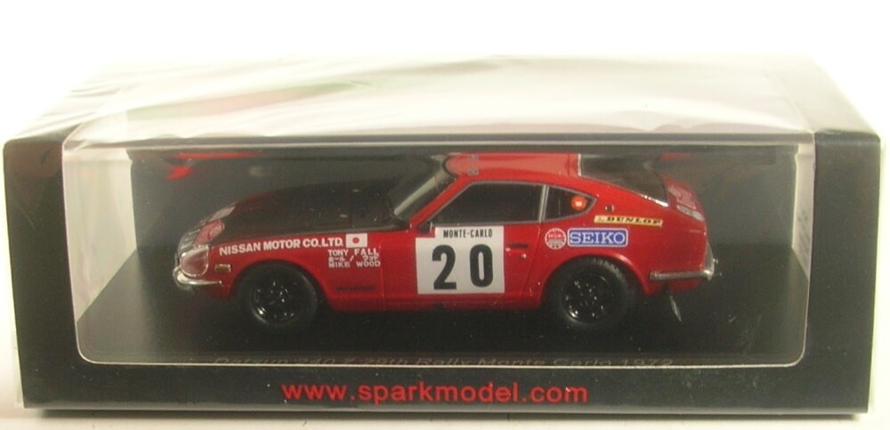 V083 DATSUN 240Z RALLYE MONTE CARLO 1972 TONY FALL DECALS VIRATE