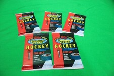 5 pack lot from a 1993 Topps Stadium Club Hockey NHL Series 1 1st day issue card