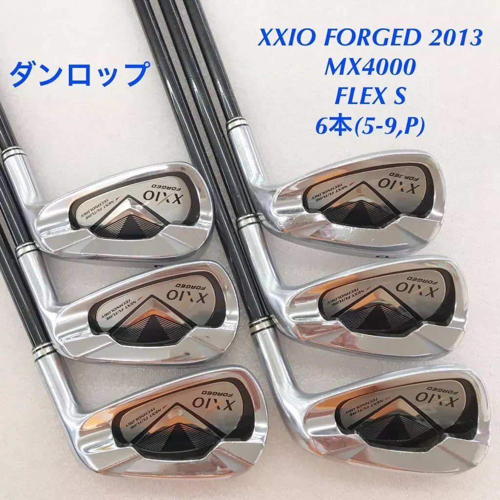 Golf Iron Set Dunlop XXIO FORGED 2013 MX4000 (S) 6pcs 5-P JAPAN | eBay