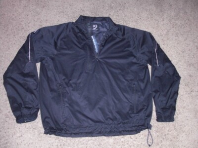 ZERO RESTRICTION Black full zip lightweight Golf Jacket men's Large