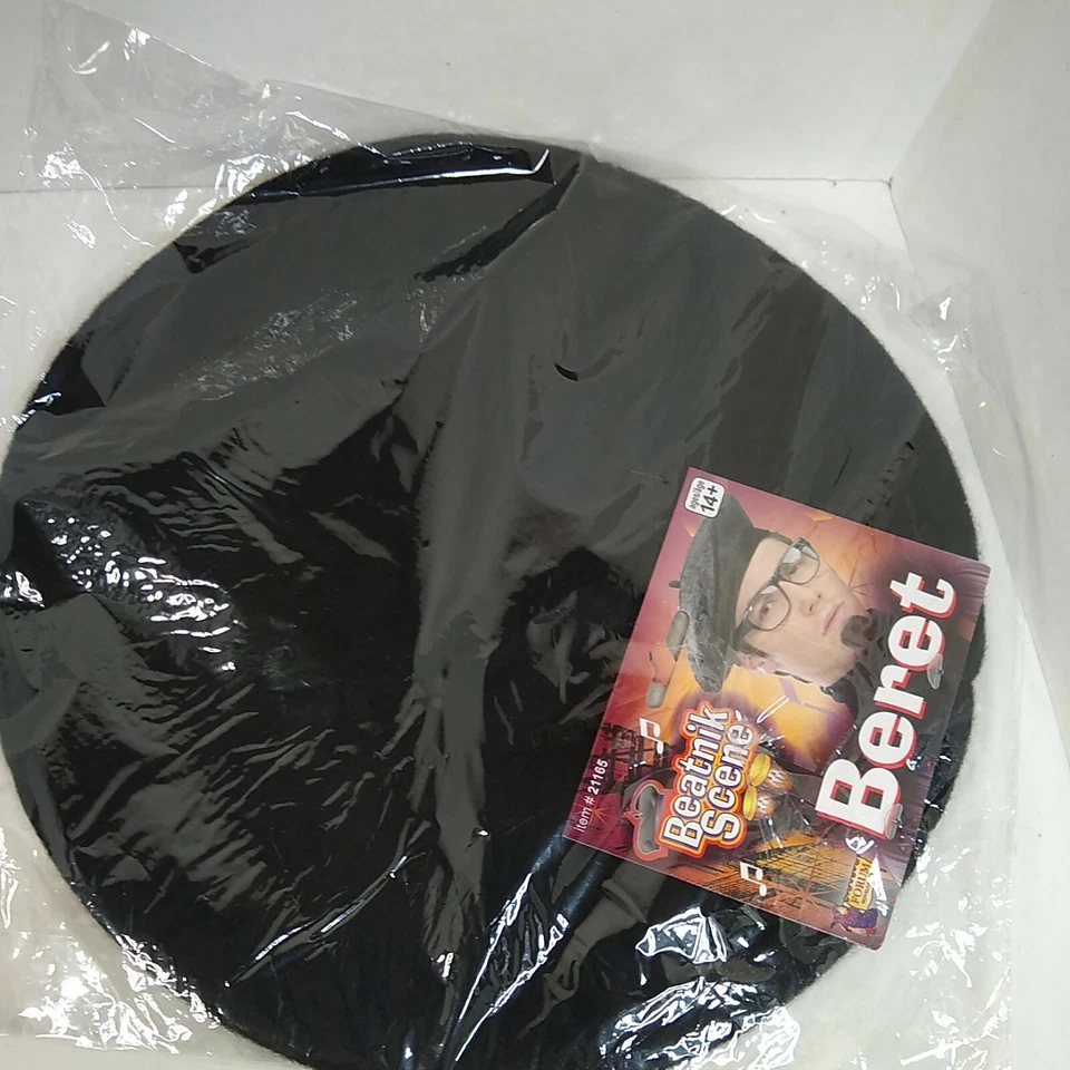 Boina negra francesa Forum unisex novedad talla única nueva  Foto 4 de 4