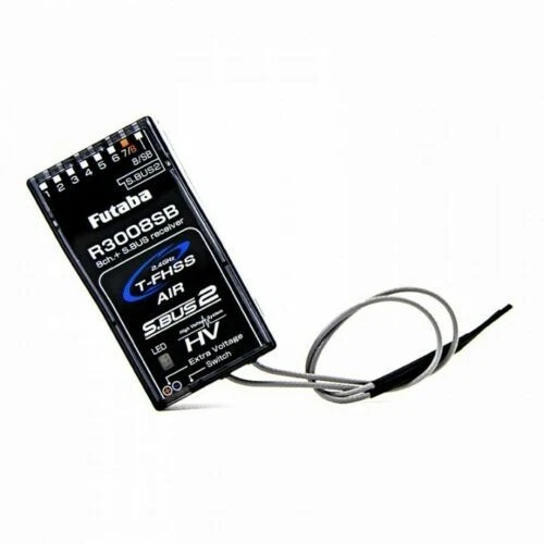 Futaba T6K V3S 8CH 2.4Ghz Airplane/Helicopter radio systemR3006SB receiver mode2 - Image 2 of 2