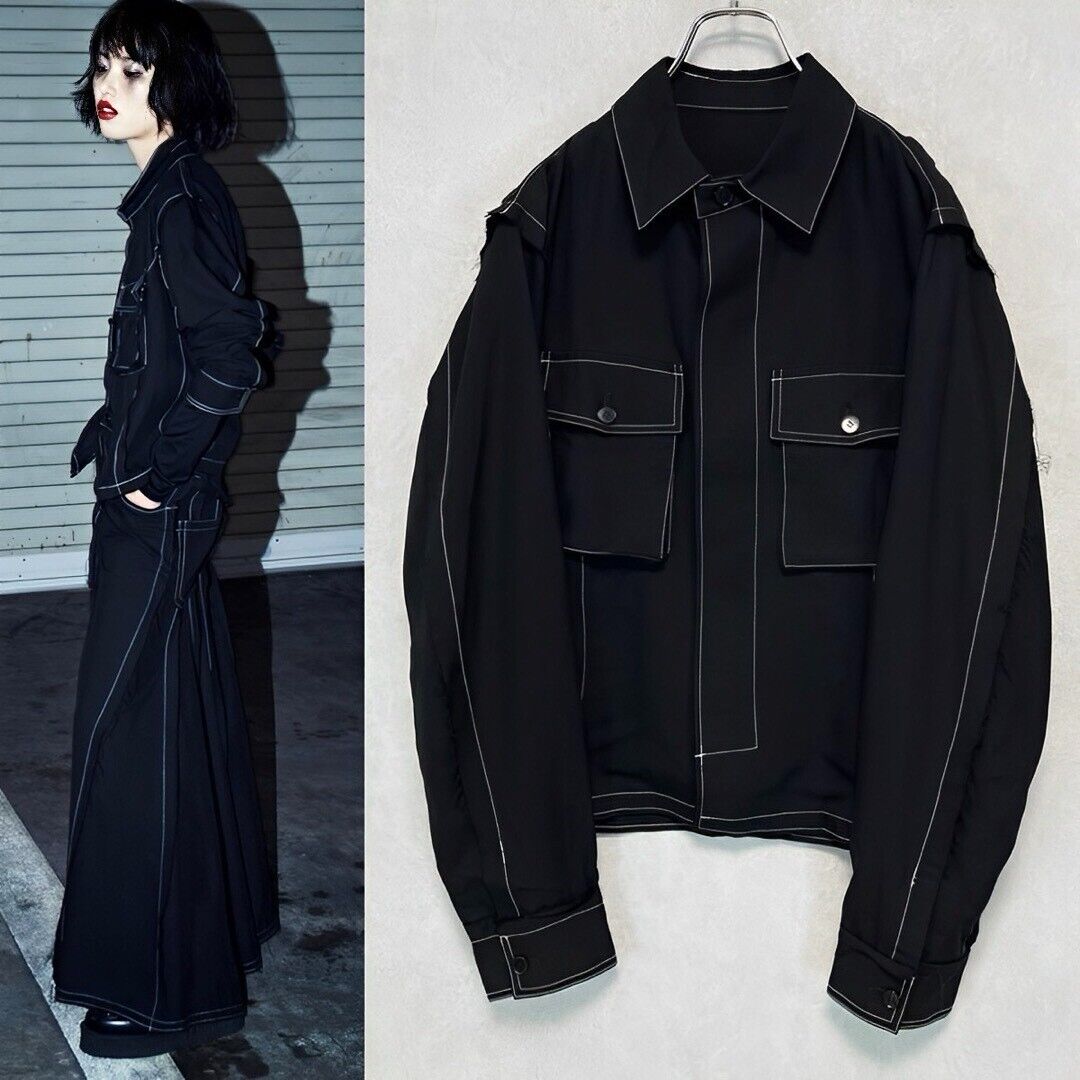 Limi Feu High Twist Gabardine Jacket 2 JAPAN | eBay Limi Feu High Twist Gabardine Jacket 2 JAPAN | eBay